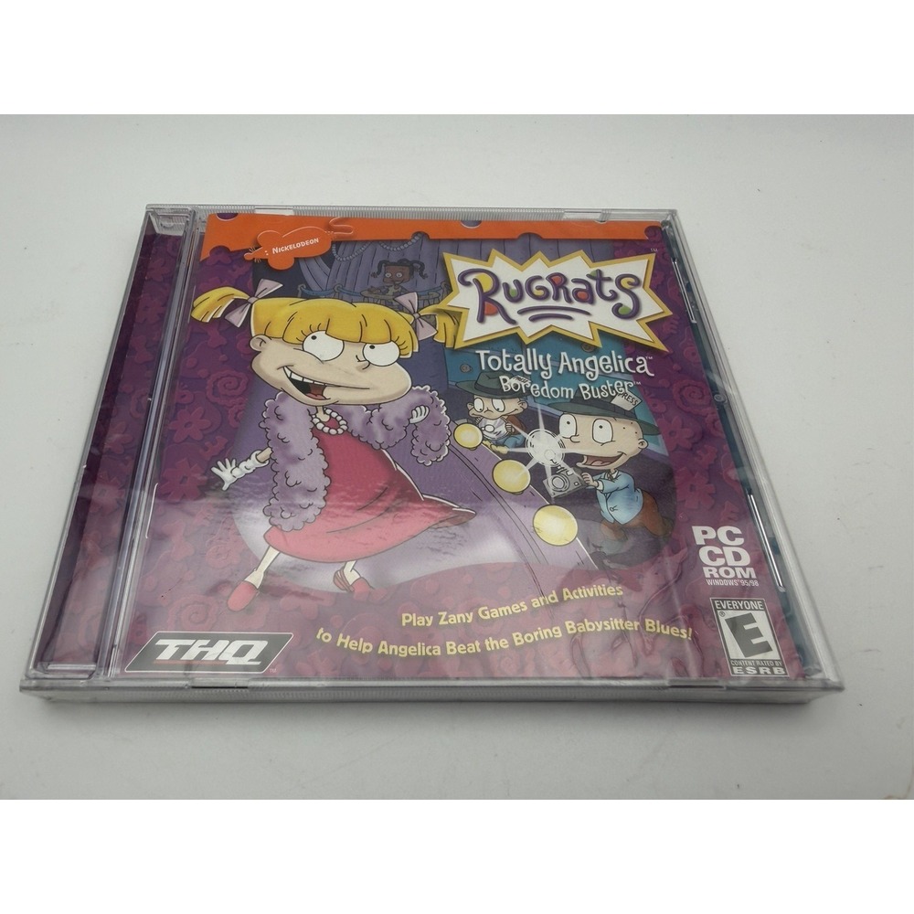 NEW Rugrats Totally Angelica Boredom‎ Buster PC Game SEALED! Jewel Case